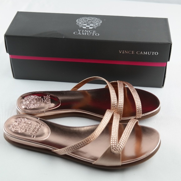 Vince Camuto Shoes - Vince Camuto Elouisa Slide Sandals Pink Bisque